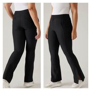 Athleta Stellar Flare pants size 20 Black New with tags stretchy & tailored fit